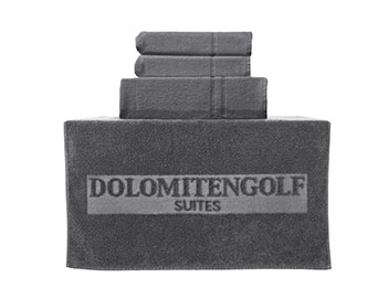 Frottierwäsche mit Logo-Einwebung
