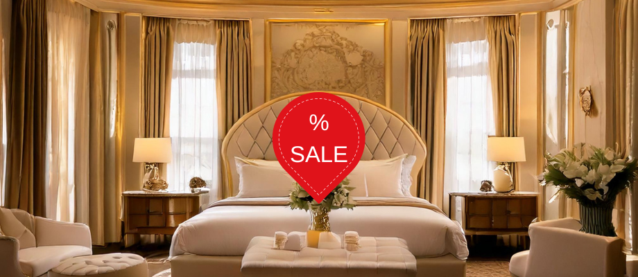 Hotelwäsche im Sale